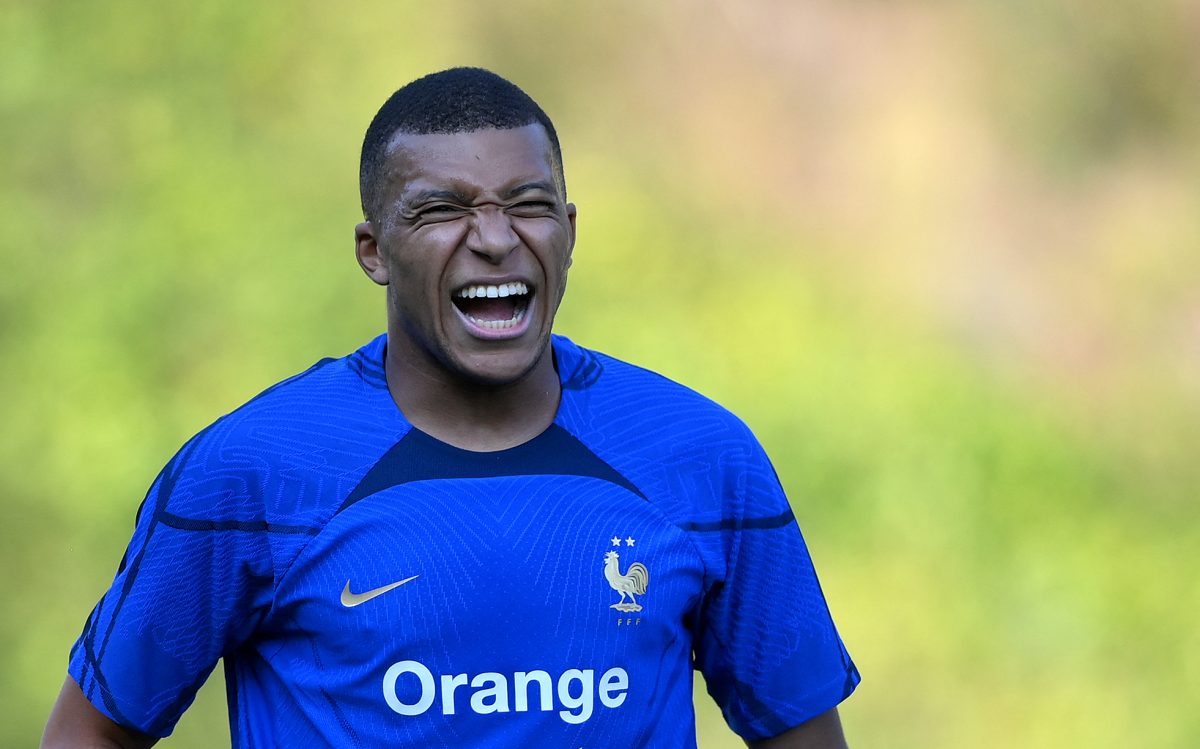  Kylian Mbappe will become a free agent in June. (Photo by FRANCK FIFE/AFP via Getty Images)
