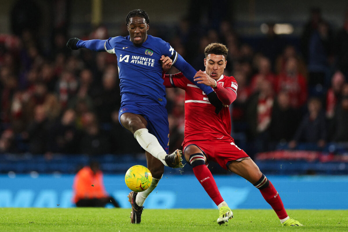  Axel Disasi has three goals in all competitions for Chelsea. (Photo by ADRIAN DENNIS/AFP via Getty Images)