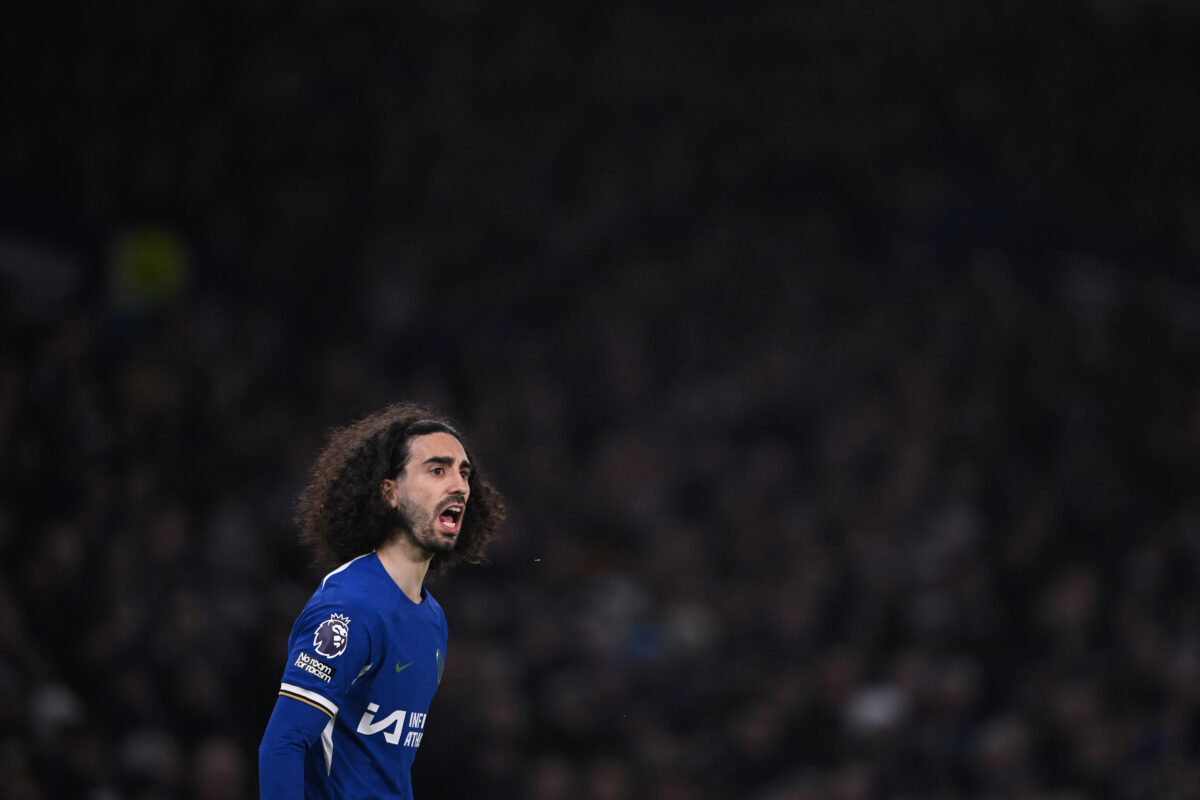  Marc Cucurella has been playing at his best since operating as an inverted fullback. 