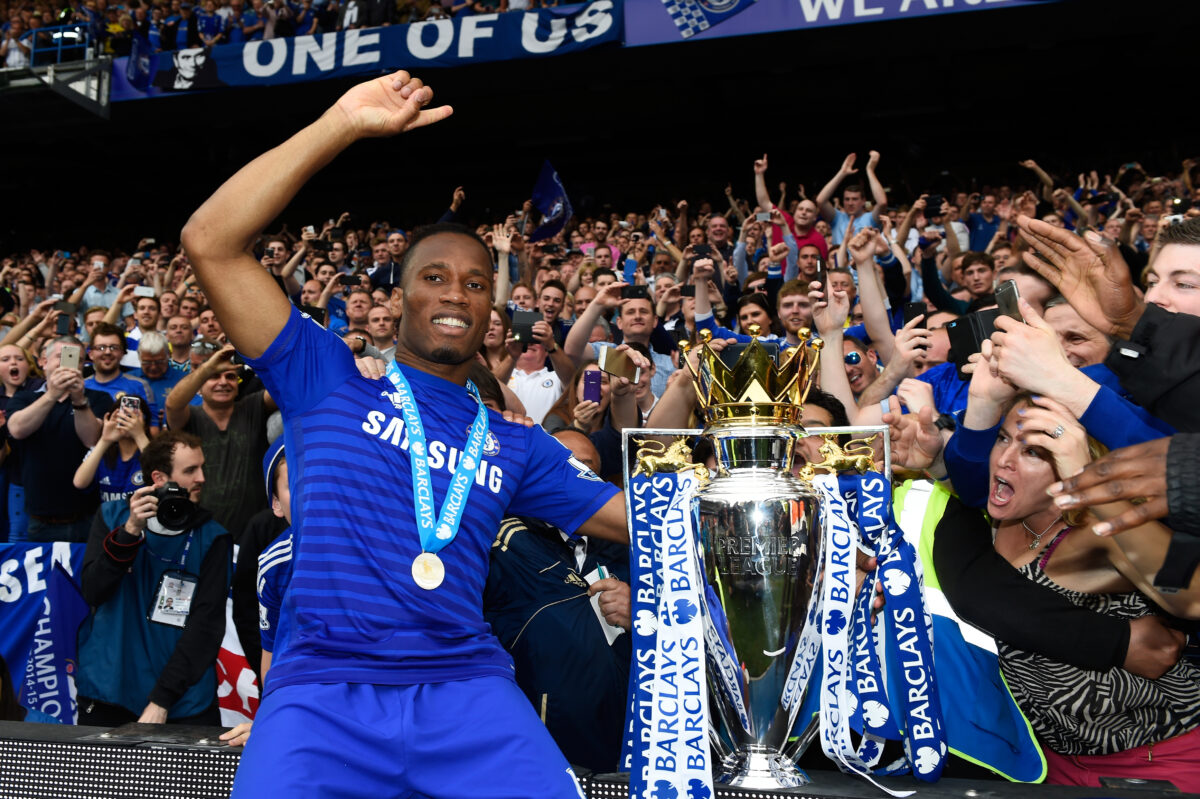 One of the greatest Chelsea strikers Didier Drogba.  (Photo by Mike Hewitt/Getty Images)