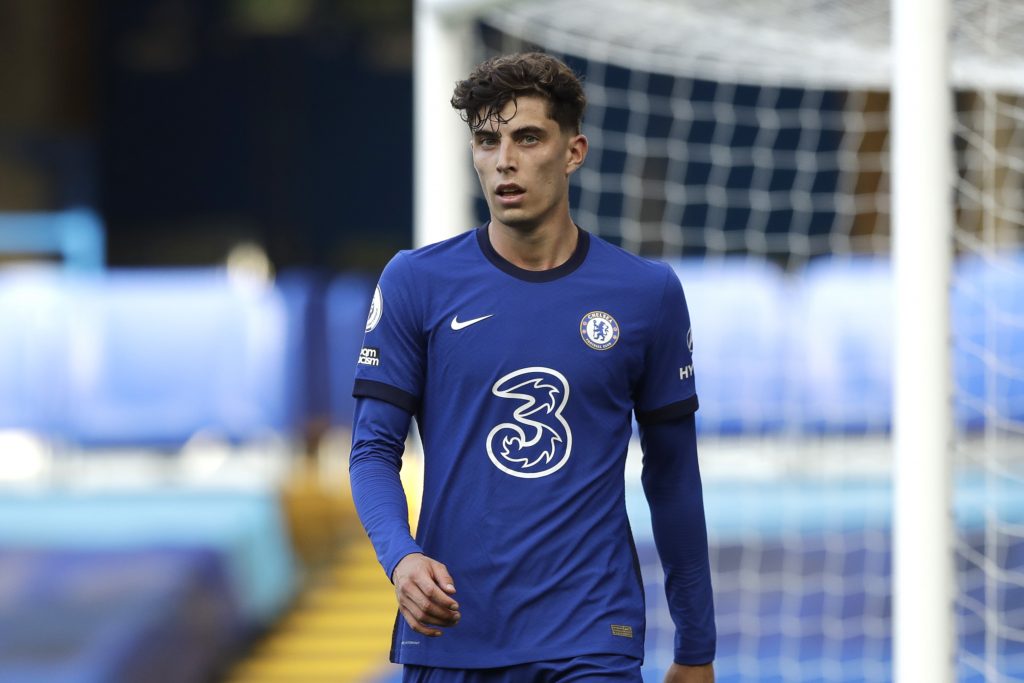 Kai Havertz admits it isn't his job to search for the new Chelsea manager. (Pool/Getty Images)