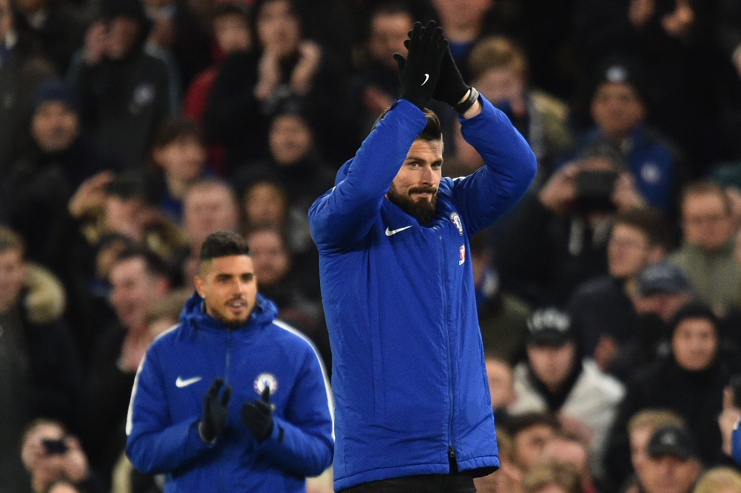 Olivier Giroud will reportedly have to hand in a transfer request if he wants to leave Chelsea in January. (GETTY Images)