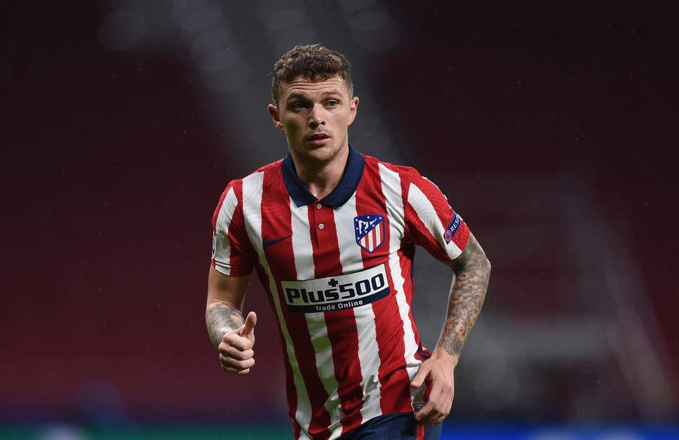 Kieran Trippieir to miss the first leg of Atletico's Champions League tie against Chelsea
