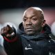 Claude Makelele pictured during a match between KAS Eupen and Sporting Lokere.