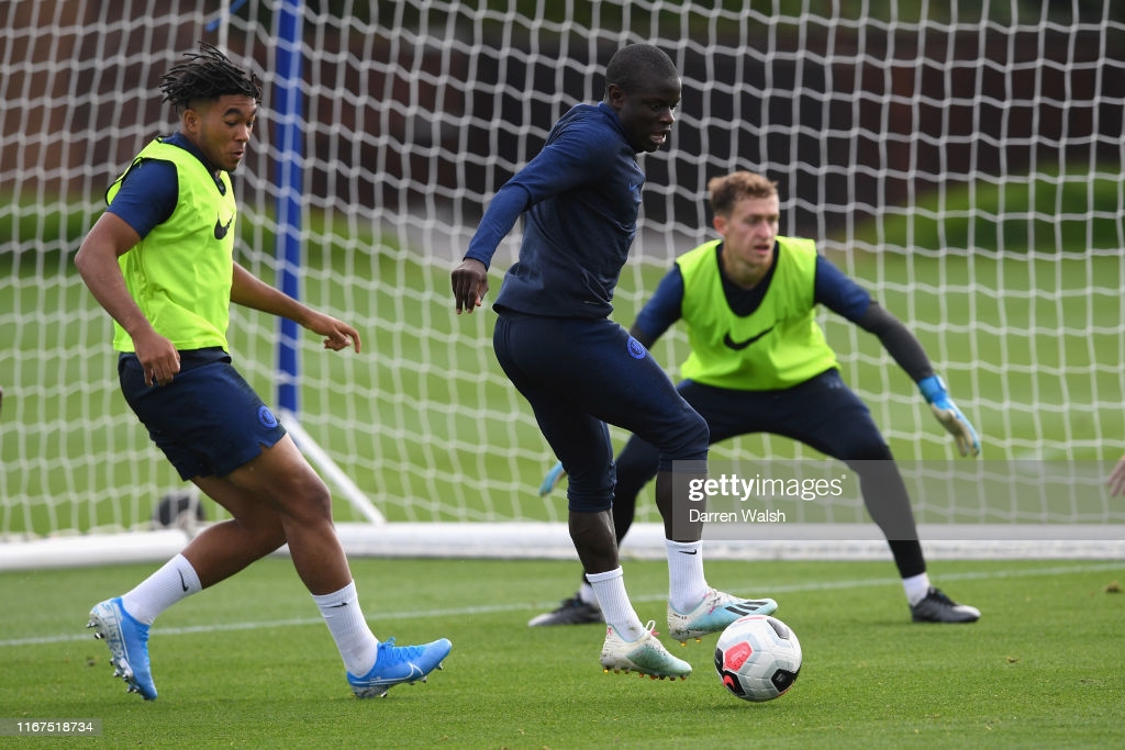N'Golo Kante is back in Chelsea training