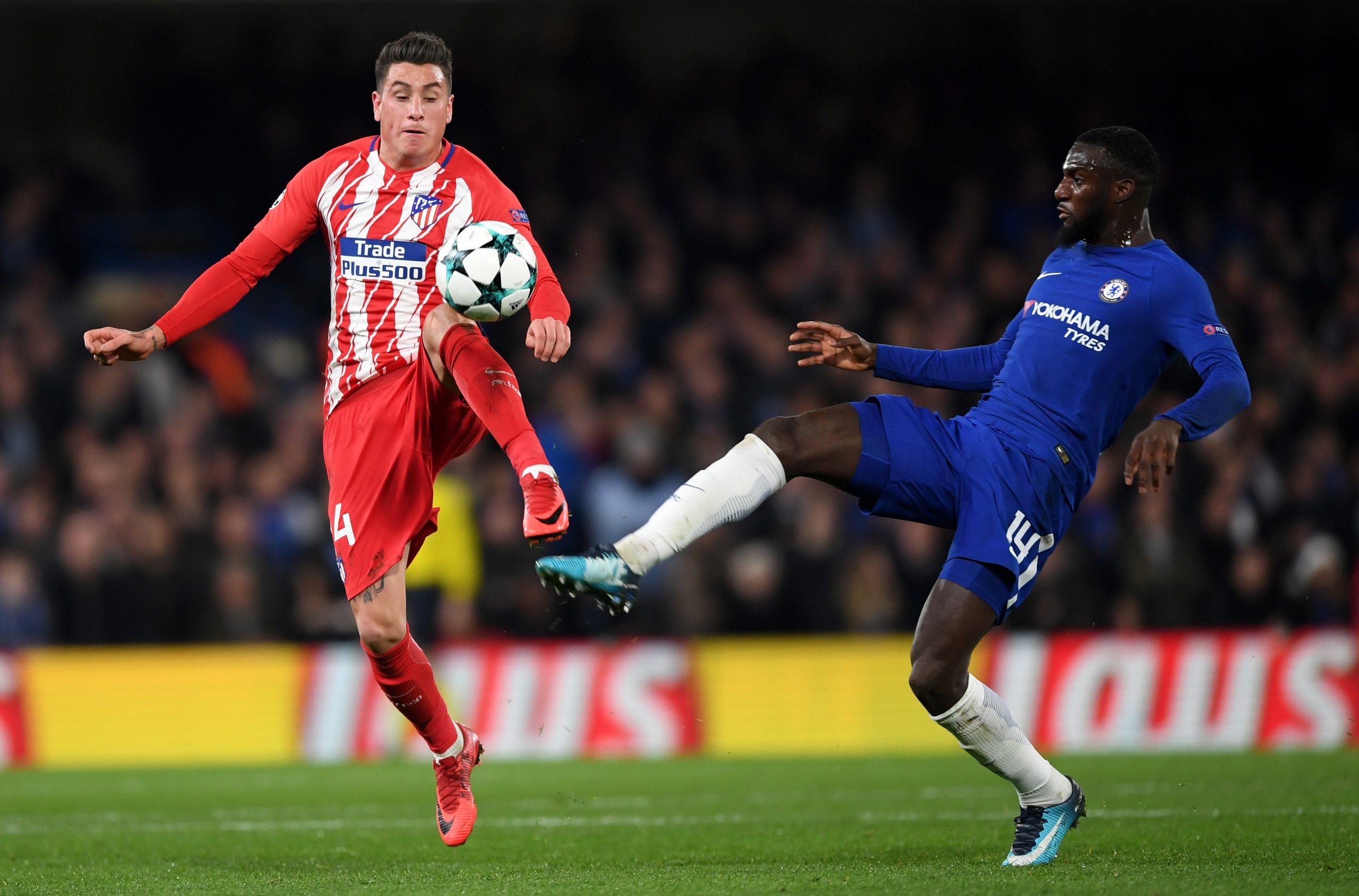 Jose Maria Gimenez is set to miss the Champions League clash against Chelsea due to injury. (GETTY Images)