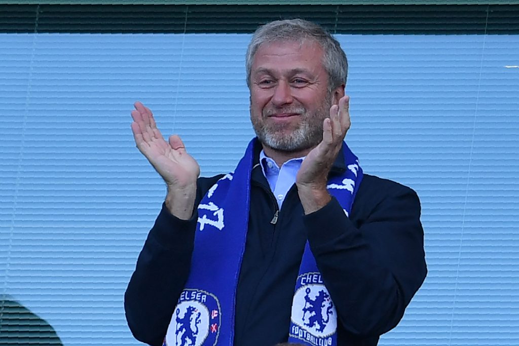 Former Chelsea owner Roman Abramovich in the stands. (Getty Images)