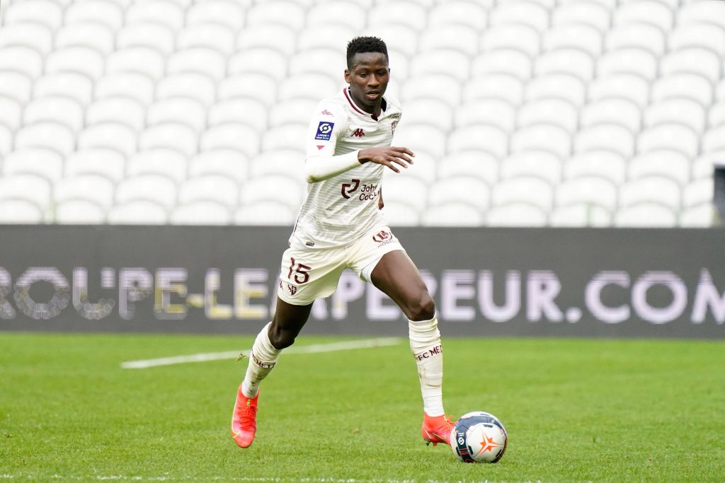Pape Matar Sarr in action for Metz.