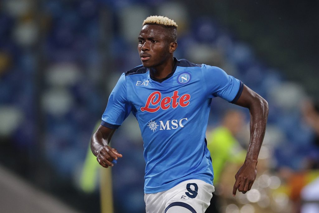 Chelsea are still pushing to sign Napoli striker Victor Osimhen.  (imago Images)