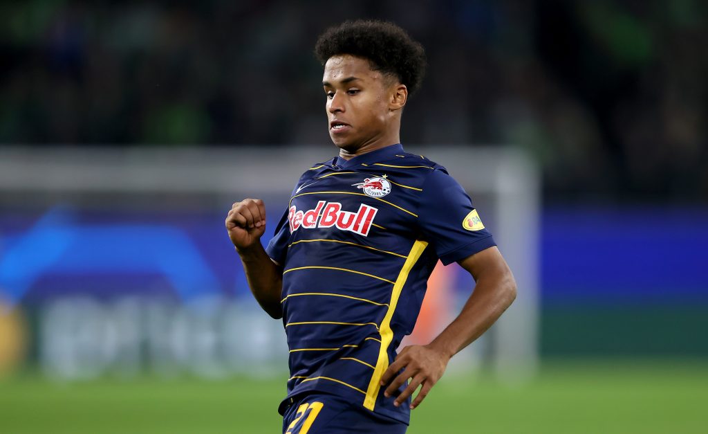 Karim Adeyemi is a wonderkid in the Austrian league. (Photo by Martin Rose/Getty Images)