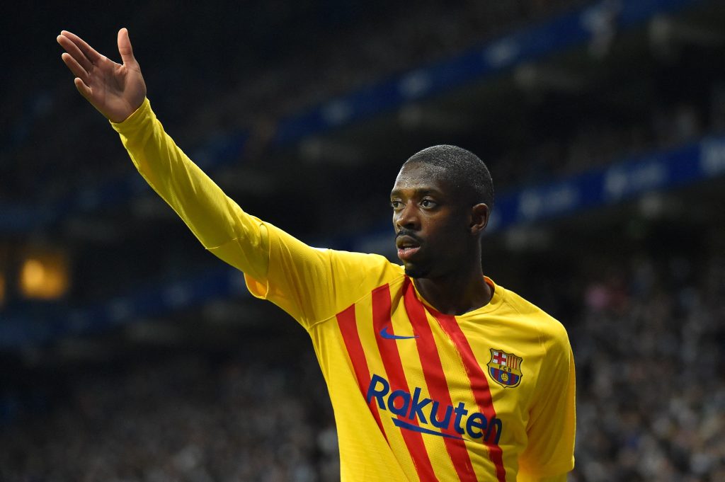 Barcelona forward Ousmane Dembele is attracting interest from Chelsea. 