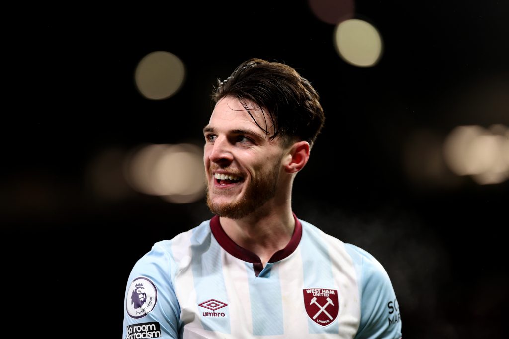 Frank Leboeuf urges Chelsea to sign West Ham United star Declan Rice. (Photo by Naomi Baker/Getty Images)