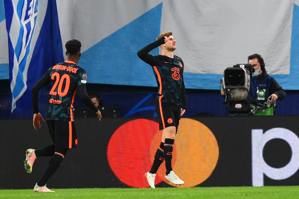 Timo Werner held talks with advisor over Chelsea exit. (Photo by OLGA MALTSEVA/AFP via Getty Images)