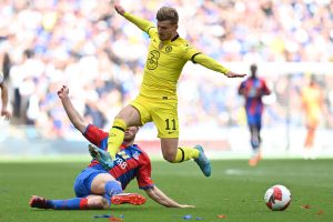 Timo Werner was named as Man of the Match as Chelsea beat Crystal Palace 2-0 in FA Cup semi-finals. (Photo by GLYN KIRK/AFP via Getty Images)
