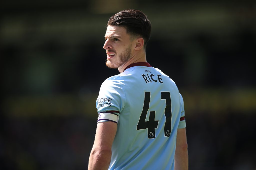 David Moyes claims Chelsea transfer target Declan Rice will be very expensive. 