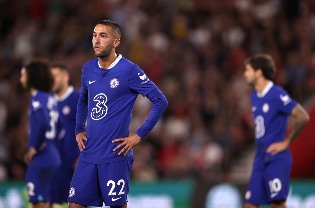 Hakim Ziyech reveals that Chelsea had three teams due to their bloated squad last season.