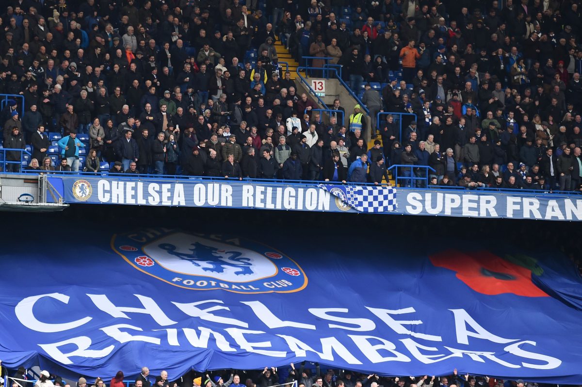 Three arrested for homophobic chants following Chelsea vs Wolves. (Photo by GLYN KIRK/AFP via Getty Images)
