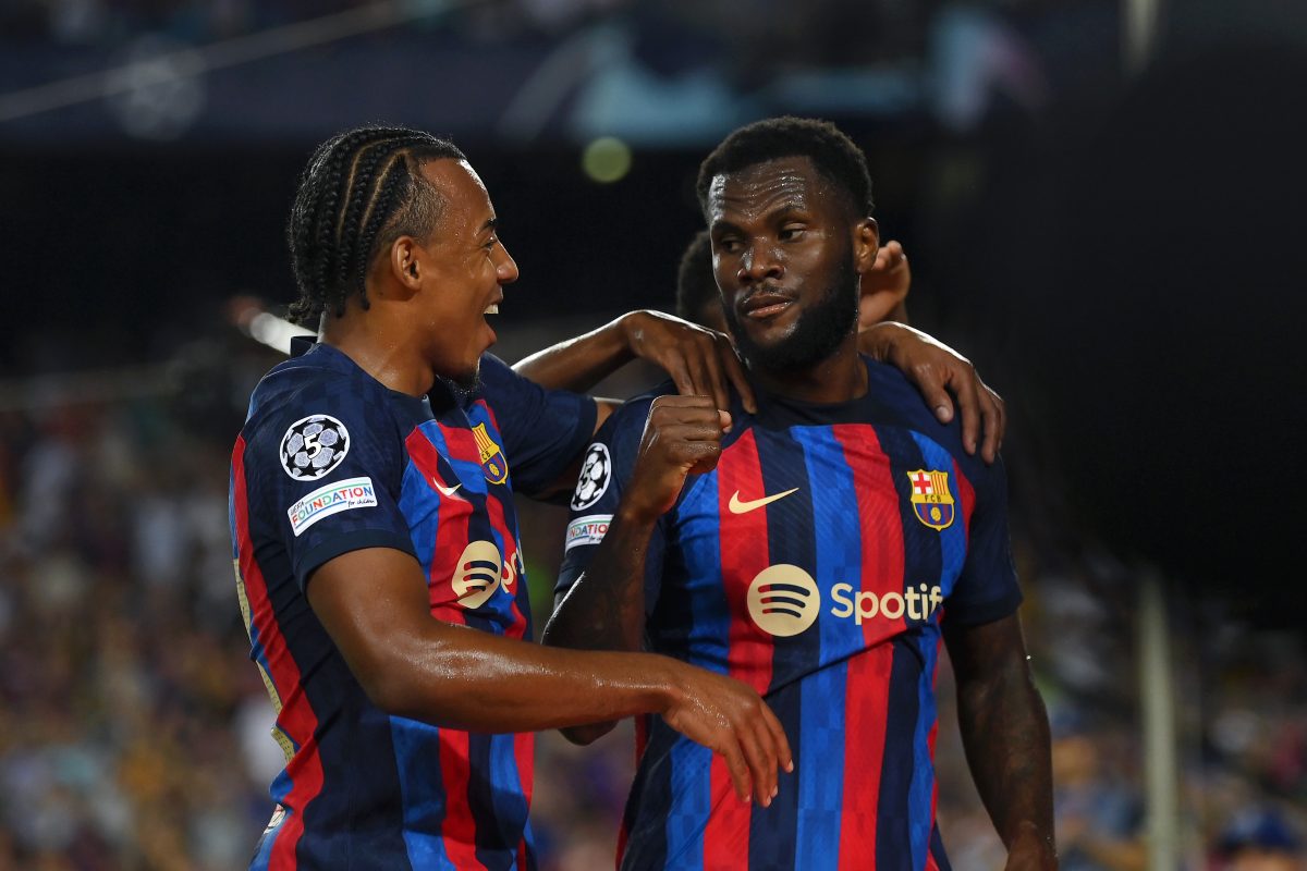 Kounde denies rumours of leaving Barcelona. (Photo by David Ramos/Getty Images)