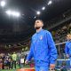 Jorginho of Chelsea walks onto the pitch as Italy prepare to take on England in the UEFA Nations League in September 2022.