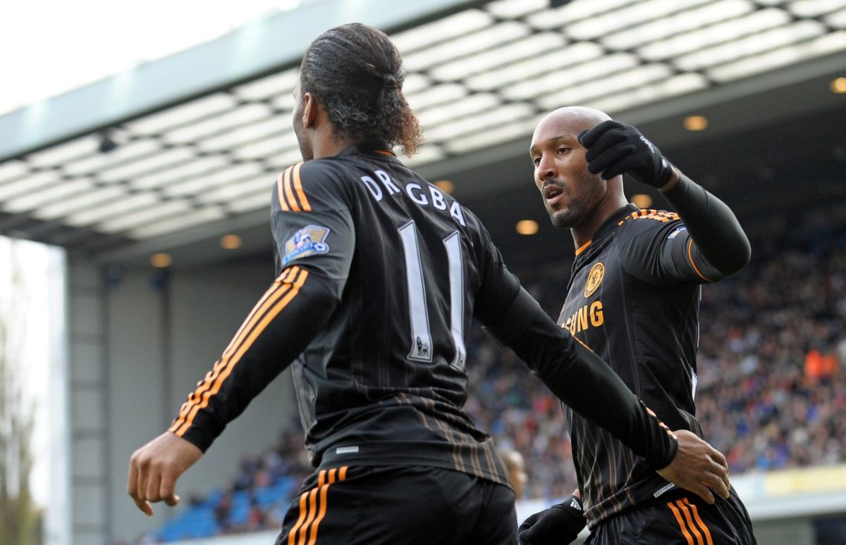 Nicolas Anelka and Didier Drogba enjoyed a great time at Chelsea.