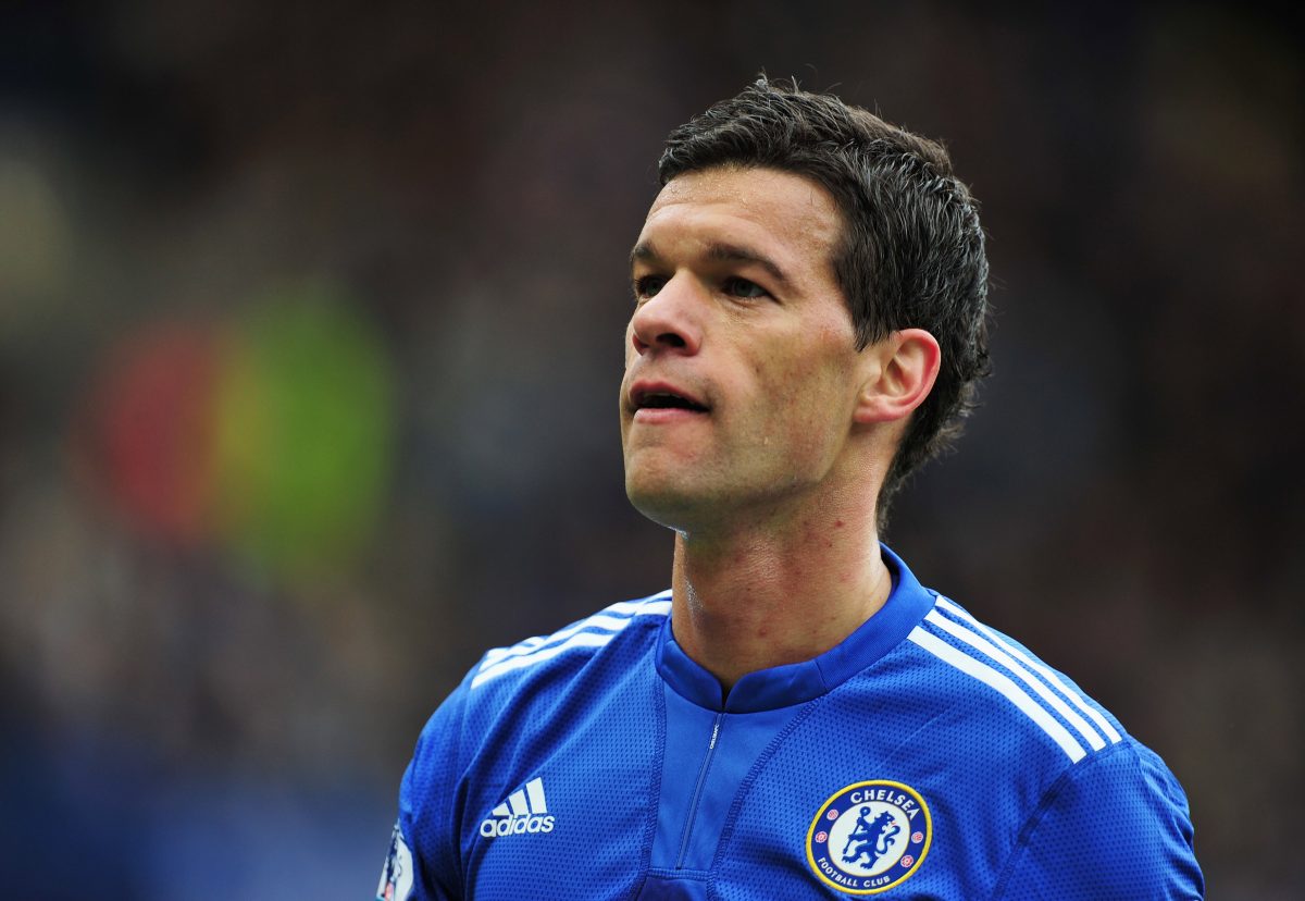 Michael Ballack during his time at Chelsea against Wigan Athletic in May 2010