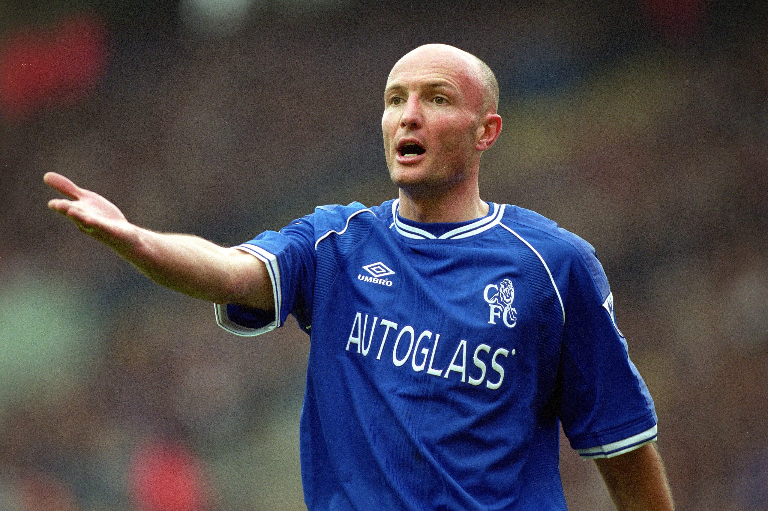 Frank Leboeuf of Chelsea during the FA Carling Premiership match against Leeds United at Elland Road.