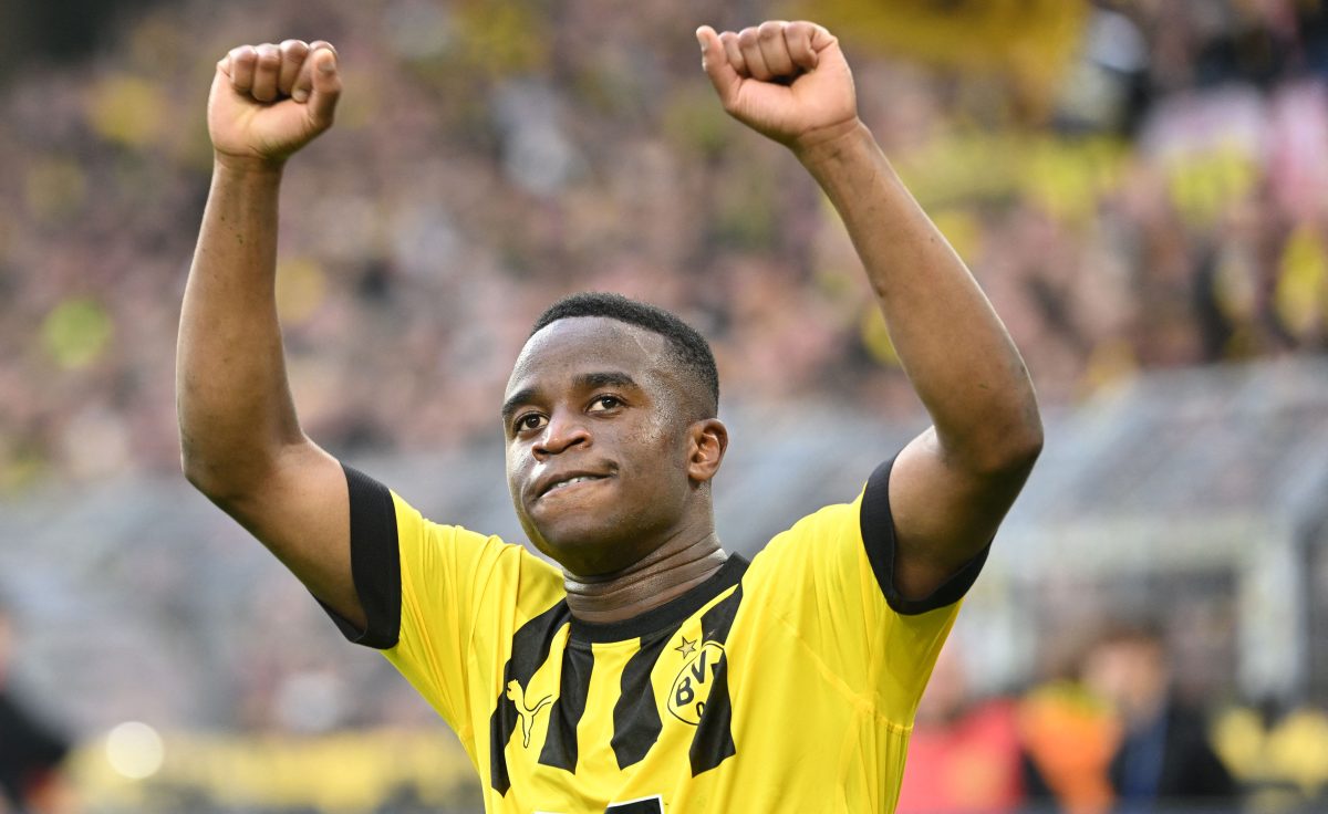 Chelsea looking to bolster their attacking options by signing Borussia Dortmund wonderkid Youssoufa Moukoko. (Photo by INA FASSBENDER/AFP via Getty Images)