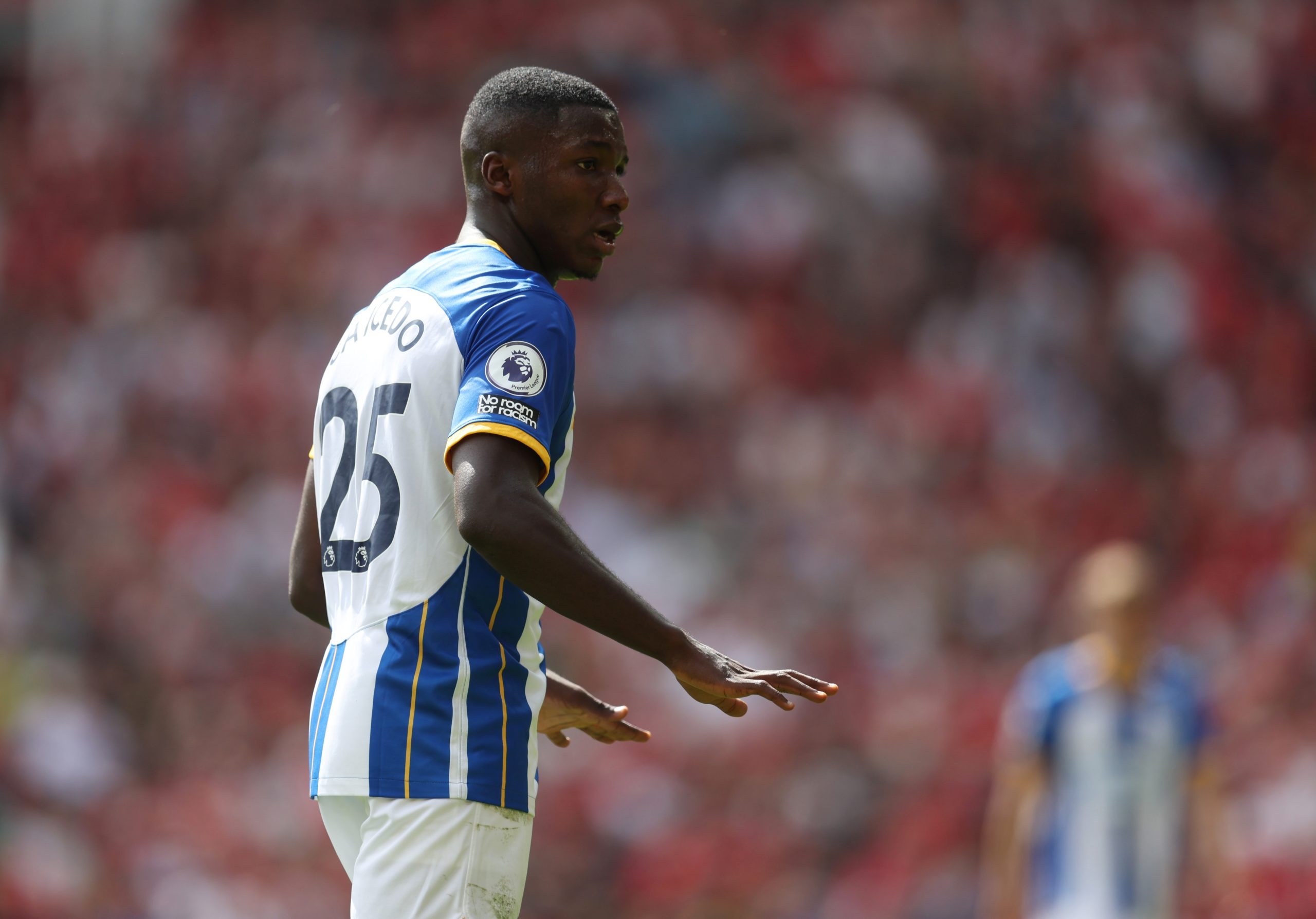 Brighton CEO Paul Barber confirms Chelsea star Moises Caicedo will get his chance to play for top clubs.