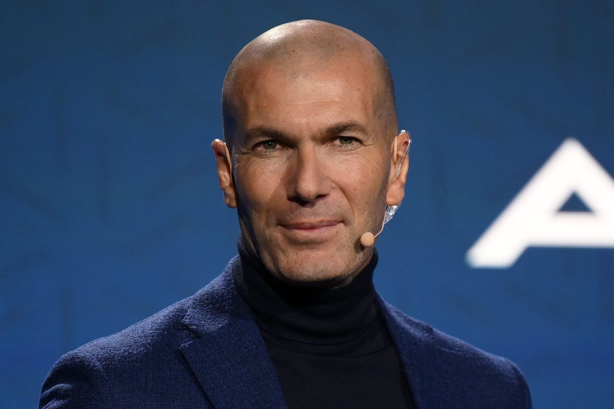 French football coach and former football player Zinedine Zidane.