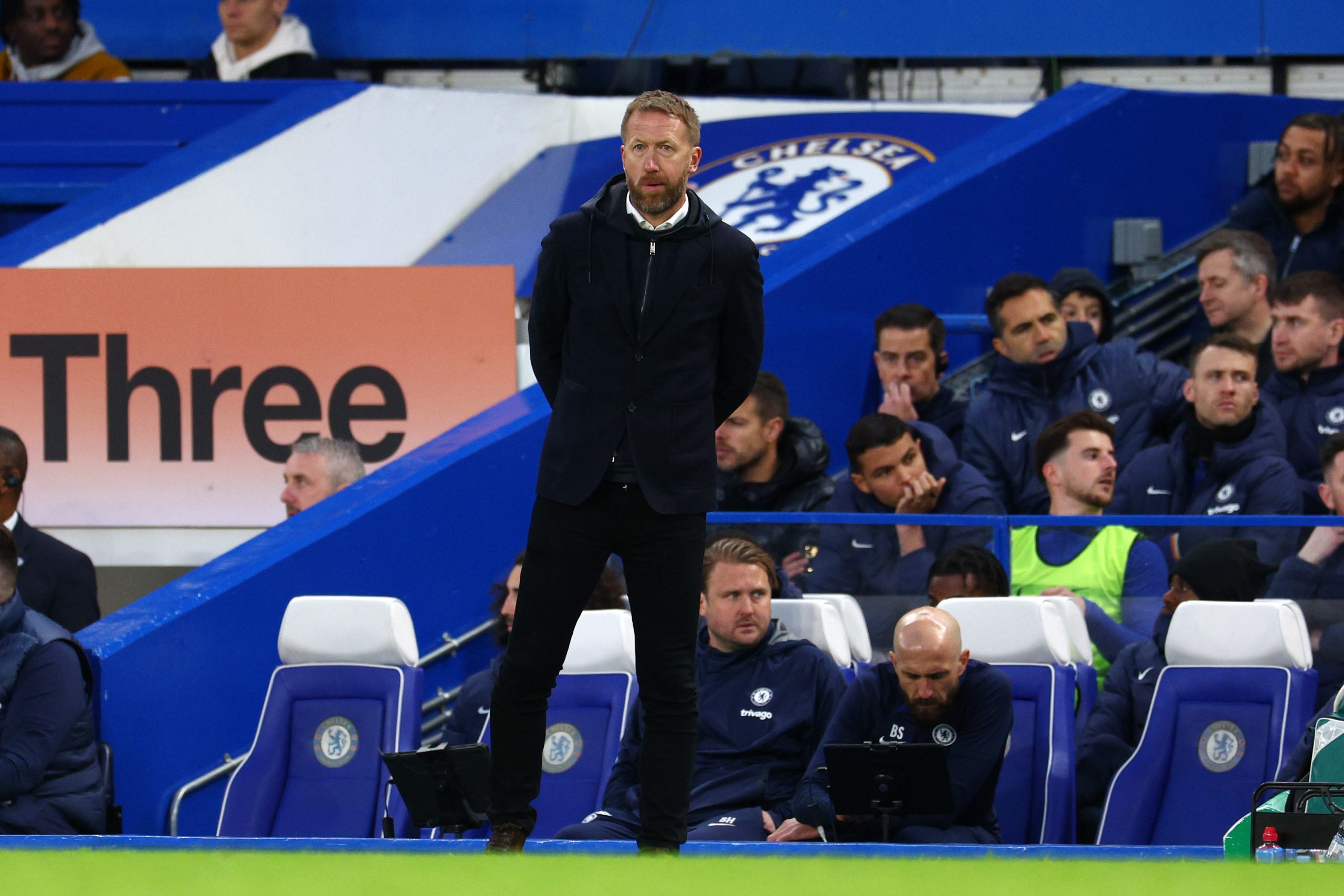 Graham Potter was handed the sack at Chelsea. (Photo by Clive Rose/Getty Images)