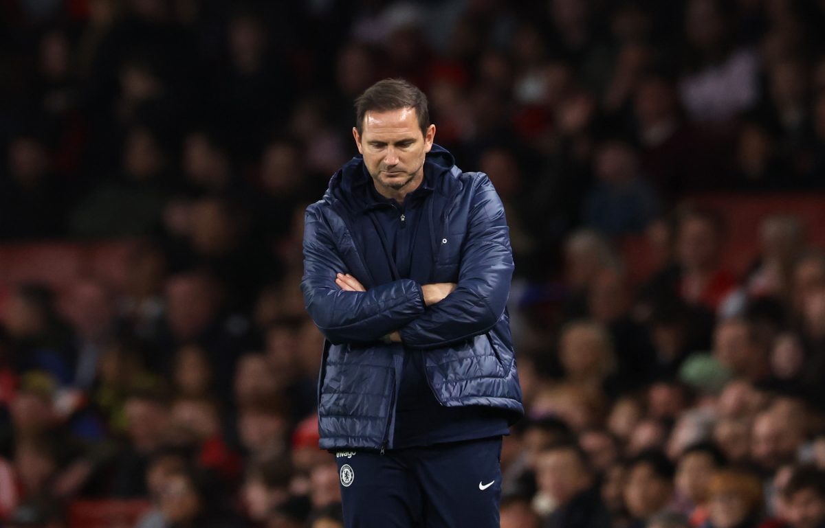 Frank Lampard has left two games to remain in charge of Chelsea.  (Photo by Alex Pantling/Getty Images)