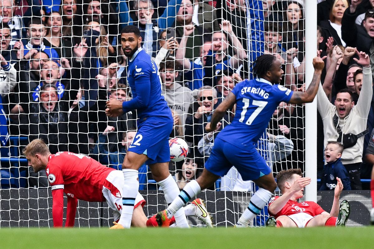 Chelsea Raheem Sterling declares he was played out of position last season.  (Photo by GLYN KIRK/AFP via Getty Images)