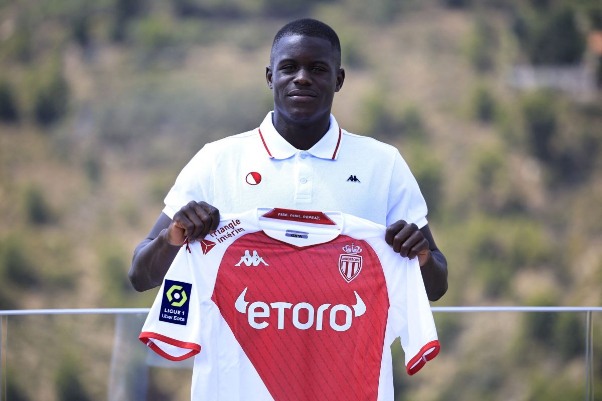 French defender Malang Sarr joins AS Monaco on loan. (Photo by VALERY HACHE/AFP via Getty Images)