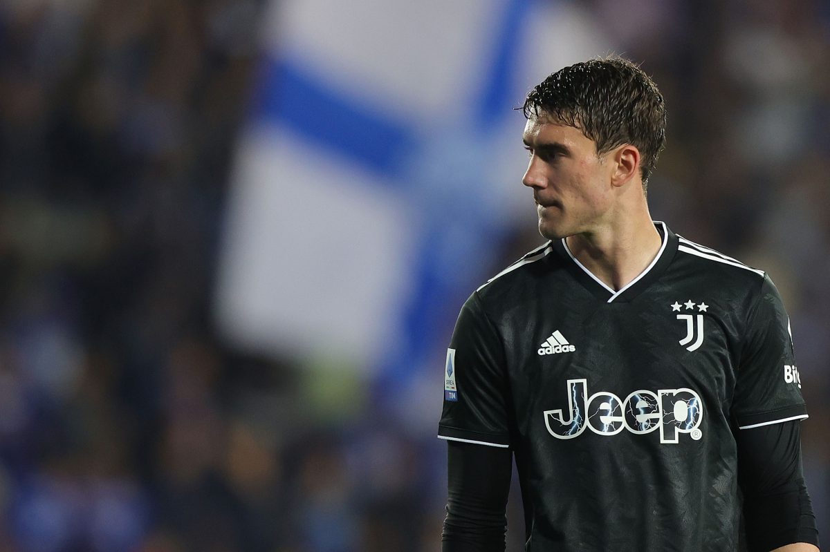 Dusan Vlahovic of Juventus linked with Chelsea switch.