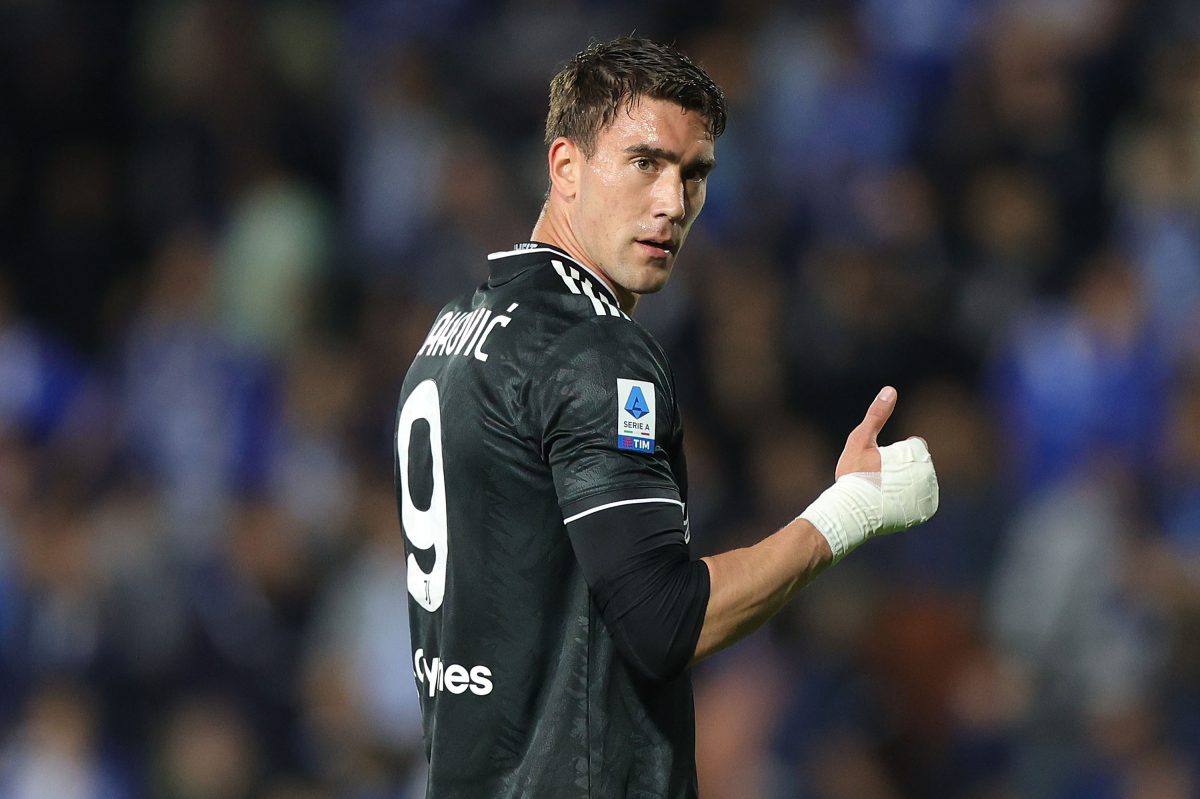 Chelsea target Dusan Vlahovic is prepared to leave Juventus this summer. (Photo by Gabriele Maltinti/Getty Images)