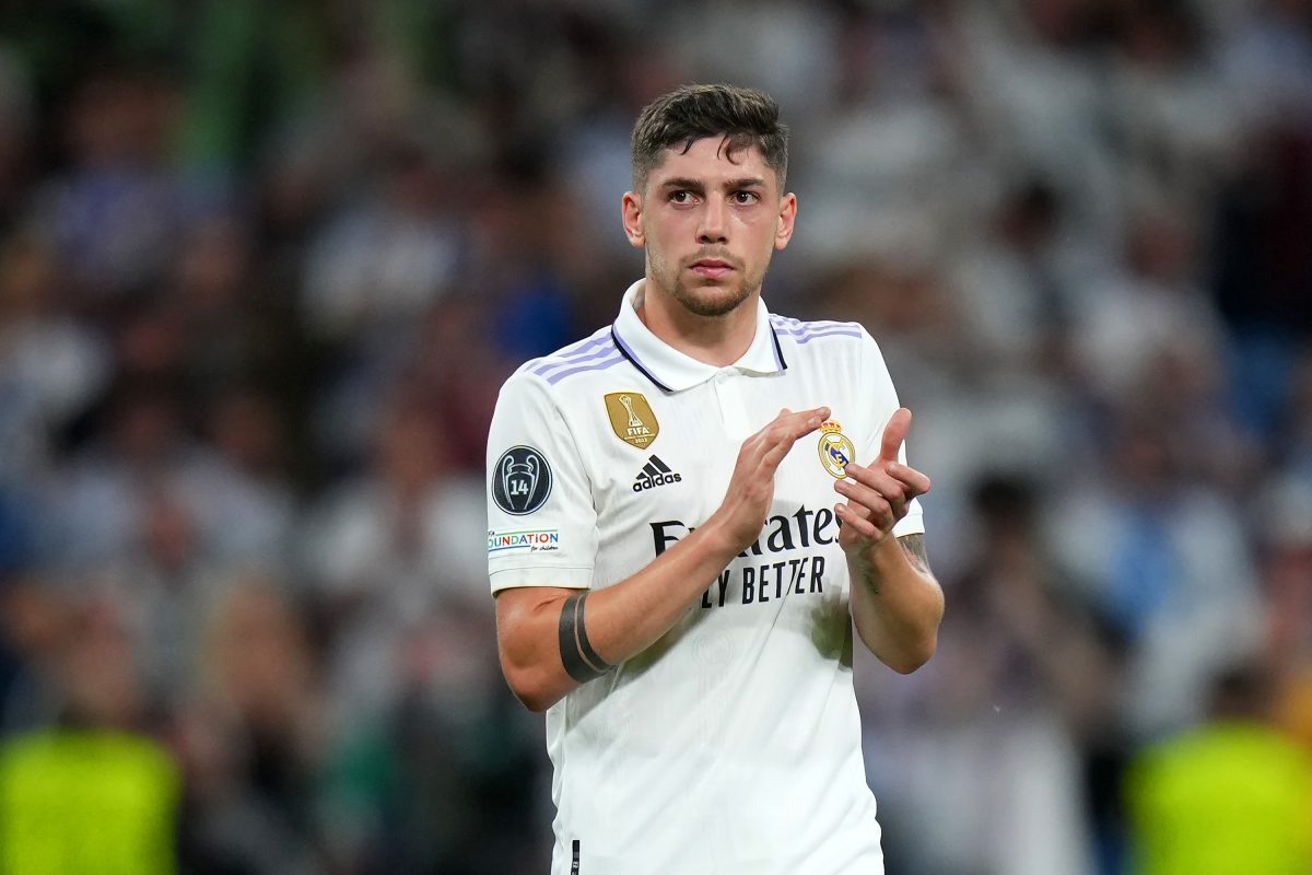 Federico Valverde claims he wants to remain at Madrid despite Chelsea interest. (Photo by Angel Martinez/Getty Images)