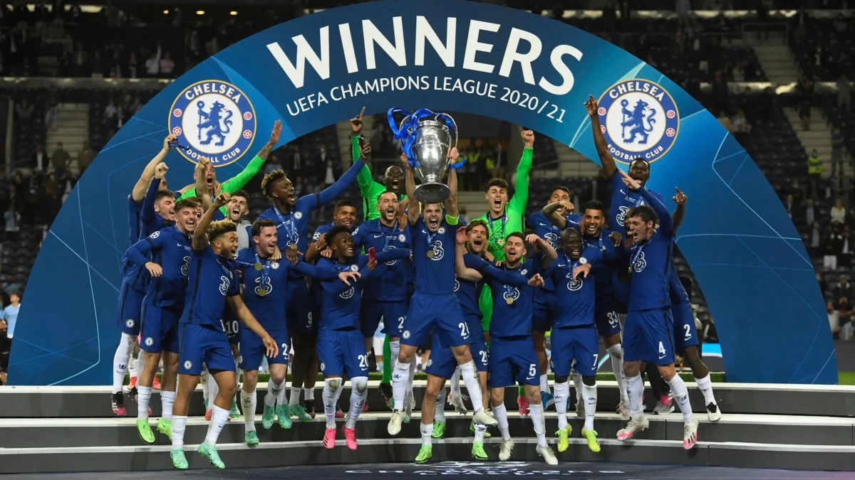 Chelsea lift their second Champions League title in 2020-21 season. Image Credits- goal.com