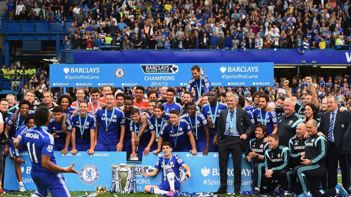 Chelsea 2017 Premier League winning squad. Image credit- Sky Sports. 