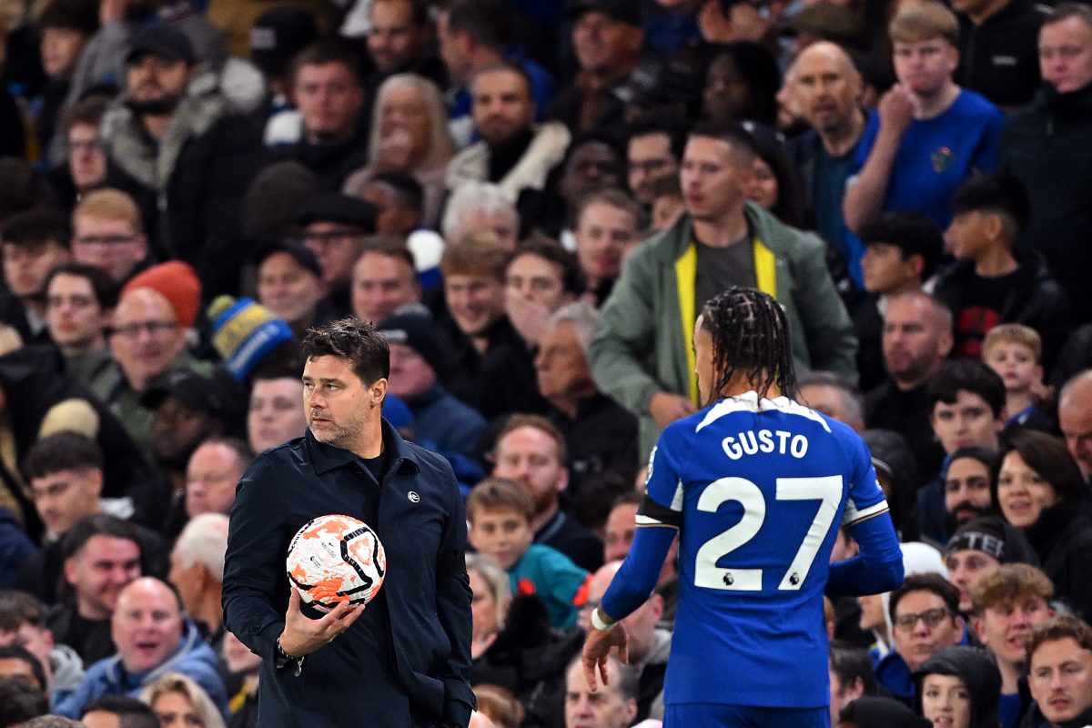 Chelsea will hope that the injury to Malo Gusto is not serious (Photo by Michael Regan/Getty Images)