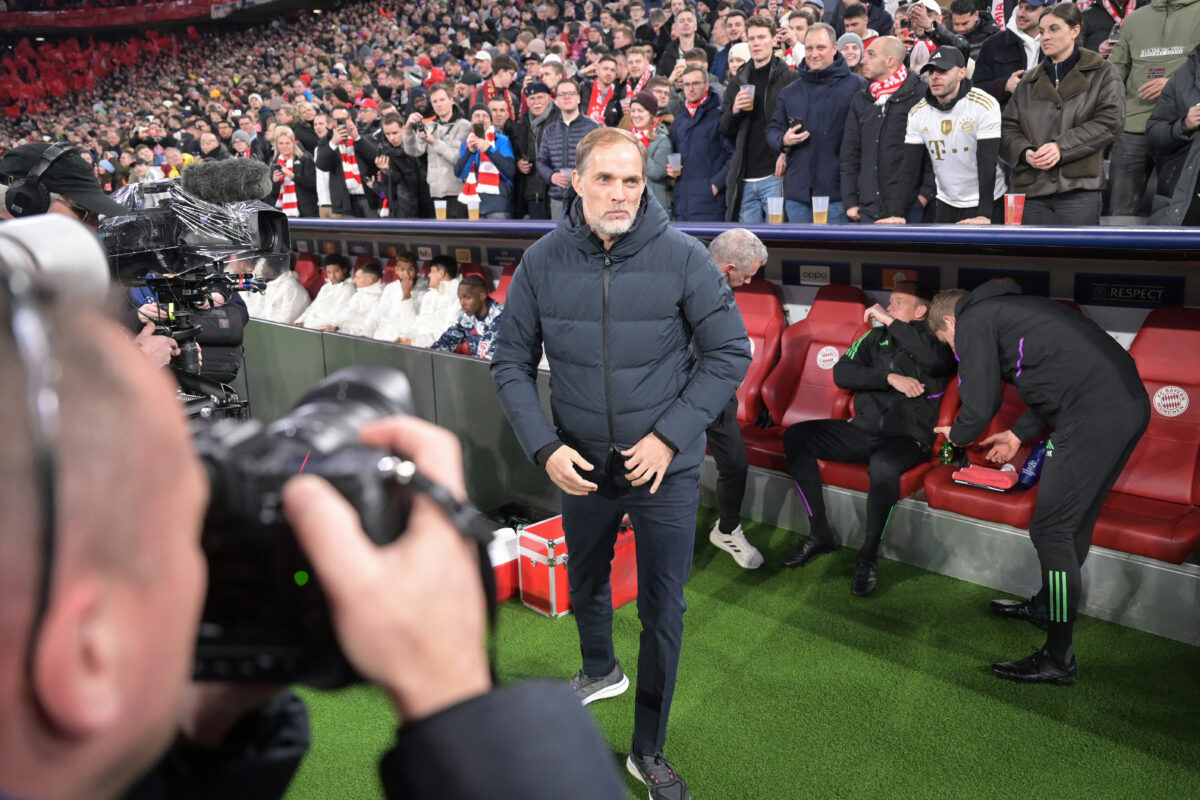 Thomas Tuchel will leave Bayern Munich at the end of current campaign. (Photo by Kirill KUDRYAVTSEV / AFP) (Photo by KIRILL KUDRYAVTSEV/AFP via Getty Images)